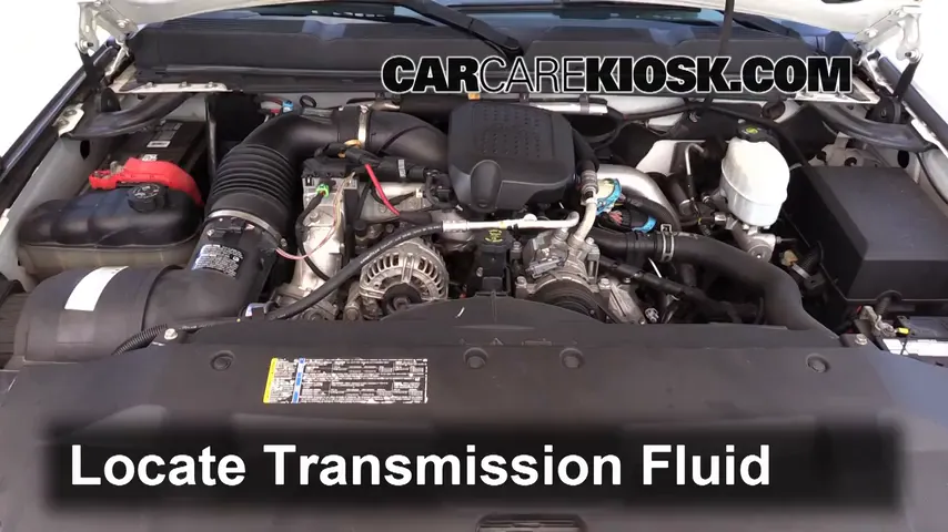 2009 Chevrolet Silverado 3500 HD LT 6.6L V8 Turbo Diesel Crew Cab Pickup (4 Door) Transmission Fluid Check Fluid Level